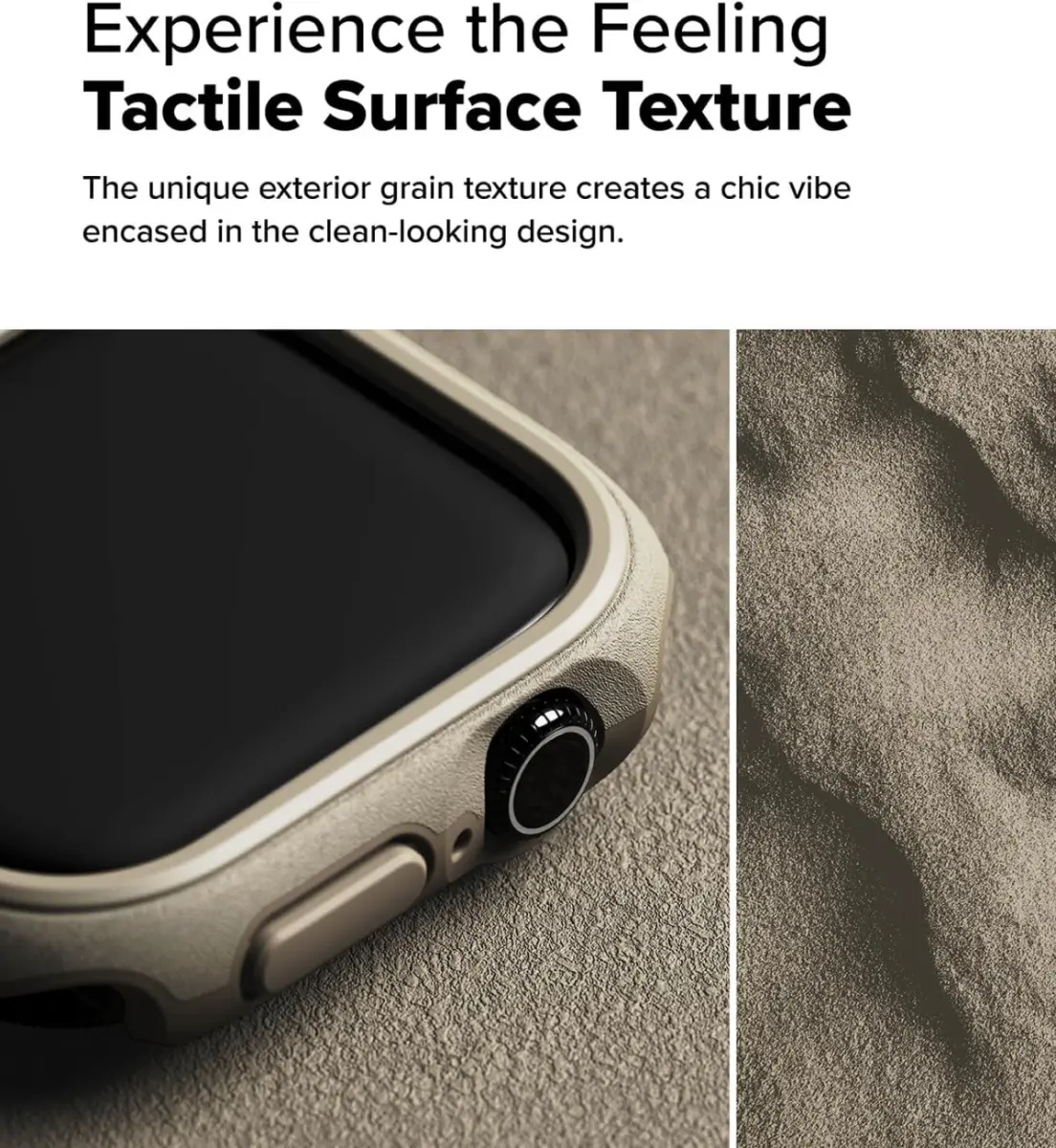 Ringke Onyx - Apple Watch 10 46MM Hoesje - Bumper Case Sand afbeelding 8