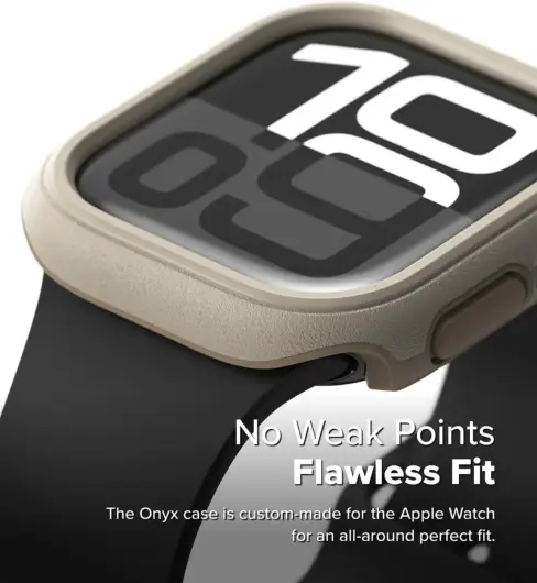 Ringke Onyx - Apple Watch 10 46MM Hoesje - Bumper Case Sand afbeelding 7