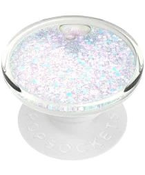 PopSockets PopGrip Luxe Telefoon Greep en Standaard Glitter Wit