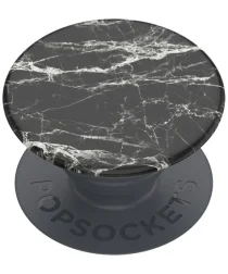 PopSockets PopGrip PopTop Telefoon Greep en Standaard Zwart Modern Marmer