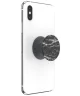 PopSockets PopGrip PopTop Telefoon Greep en Standaard Zwart Modern Marmer