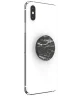 PopSockets PopGrip PopTop Telefoon Greep en Standaard Zwart Modern Marmer