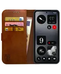 Rosso Element Nothing CMF Phone 2 Pro Hoesje Book Case Wallet Bruin afbeelding
