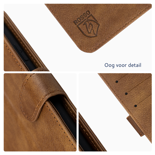 Rosso Element Nothing CMF Phone 2 Pro Hoesje Book Case Wallet Bruin afbeelding 4