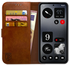 Rosso Element Nothing CMF Phone 2 Pro Hoesje Book Case Wallet Bruin