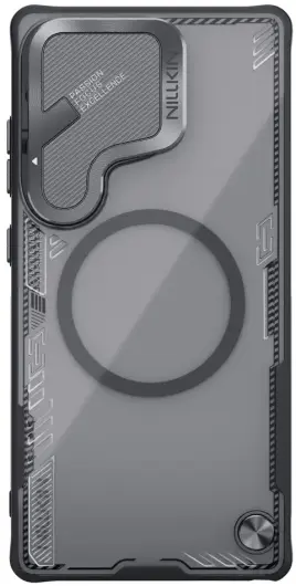 Nillkin IceBlade Prop Samsung Galaxy S25 Ultra Hoesje MagSafe / Qi2 Zwart afbeelding 2