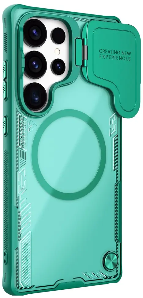 Nillkin IceBlade Prop Samsung Galaxy S25 Ultra Hoesje MagSafe / Qi2 Groen afbeelding 1