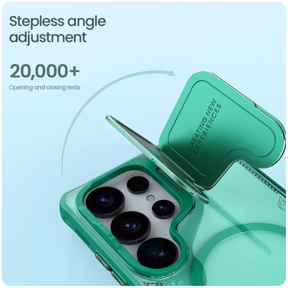 Nillkin IceBlade Prop Samsung Galaxy S25 Ultra Hoesje MagSafe / Qi2 Groen afbeelding 11