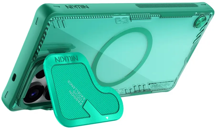 Nillkin IceBlade Prop Samsung Galaxy S25 Ultra Hoesje MagSafe / Qi2 Groen afbeelding 3