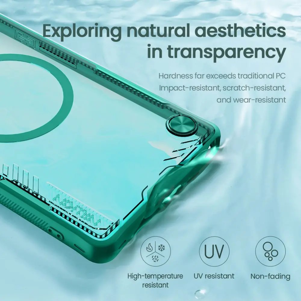 Nillkin IceBlade Prop Samsung Galaxy S25 Ultra Hoesje MagSafe / Qi2 Groen afbeelding 8