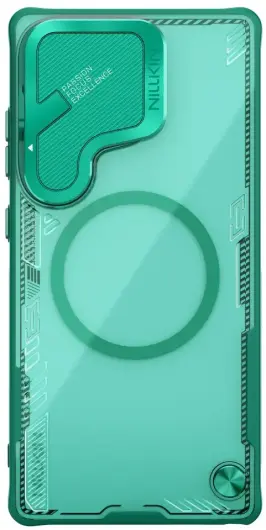 Nillkin IceBlade Prop Samsung Galaxy S25 Ultra Hoesje MagSafe / Qi2 Groen afbeelding 2