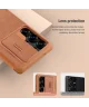 Nillkin Qin Pro Samsung Galaxy S25 Ultra Hoesje Book Case Camera Slider Bruin