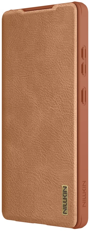 Nillkin Qin Pro Samsung Galaxy S25 Ultra Hoesje Book Case Camera Slider Bruin afbeelding 13