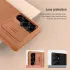 Nillkin Qin Pro Samsung Galaxy S25 Ultra Hoesje Book Case Camera Slider Bruin afbeelding 6