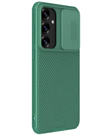 Nillkin CamShield Samsung Galaxy S25 Hoesje met Camera Slider Back Cover Groen Hoesjes