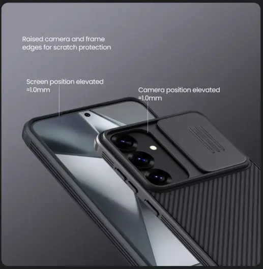 Nillkin CamShield Samsung Galaxy S25 Hoesje met Camera Slider Back Cover Groen afbeelding 11
