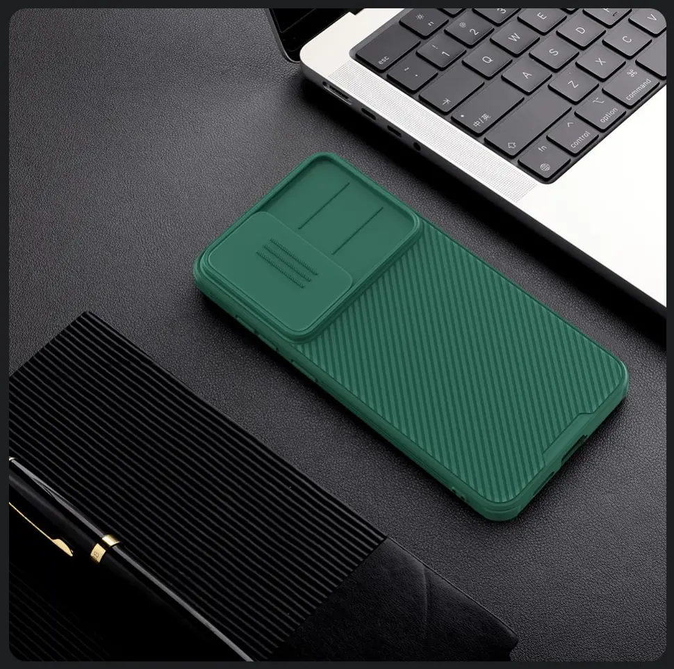 Nillkin CamShield Samsung Galaxy S25 Plus Hoesje Camera Slider Back Cover Groen afbeelding 5