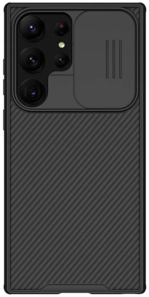Nillkin CamShield Samsung Galaxy S25 Ultra Hoesje Camera Slider Back Cover Zwart afbeelding 1
