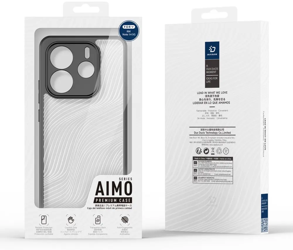 Dux Ducis Aimo Xiaomi Redmi Note 14 5G Hoesje Back Cover Zwart afbeelding 11