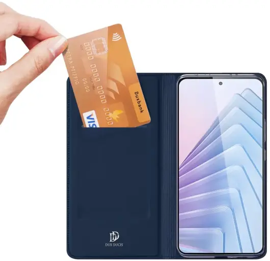 Dux Ducis Skin Pro Xiaomi Redmi Note 14 5G Hoesje Portemonnee Book Case Blauw afbeelding 2