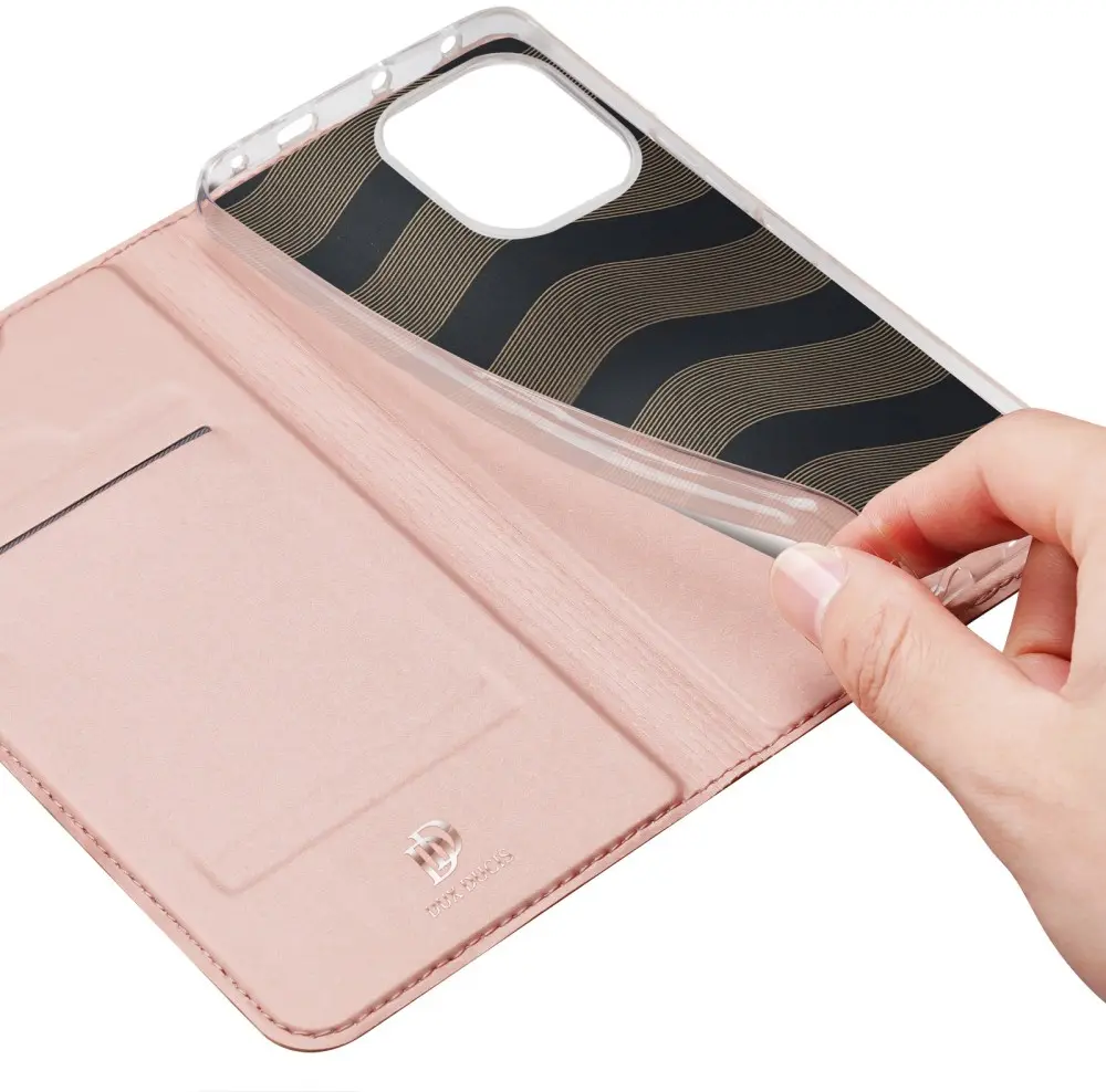 Dux Ducis Skin Pro Xiaomi Redmi Note 14 5G Hoesje Portemonnee Book Case Roze afbeelding 8