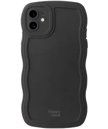 HappyCase Wavy Apple iPhone 11 Hoesje TPU Back Cover Zwart