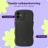 HappyCase Wavy Apple iPhone 11 Hoesje TPU Back Cover Zwart afbeelding 5