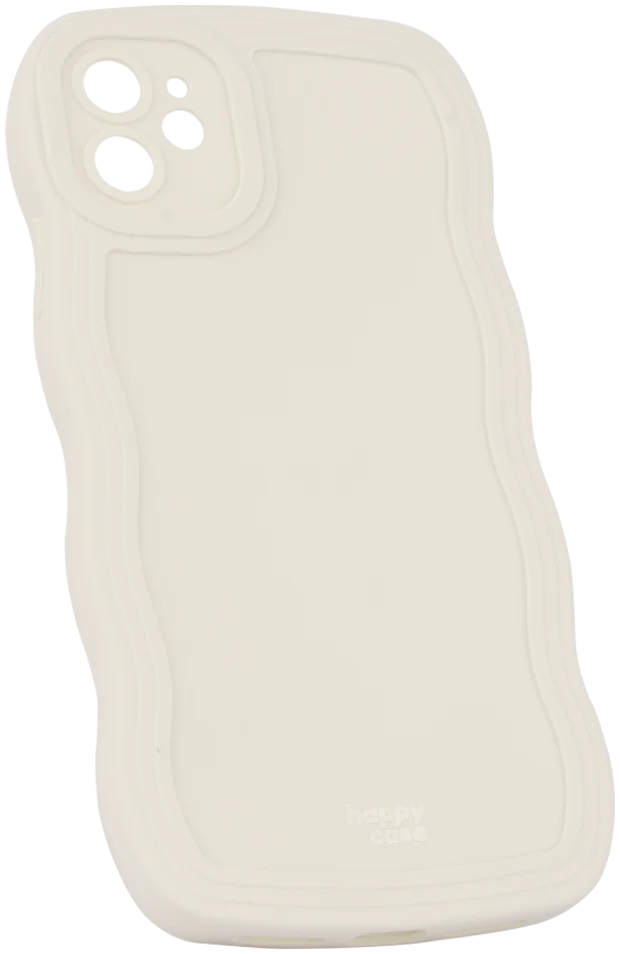 HappyCase Wavy Apple iPhone 11 Hoesje TPU Back Cover Beige afbeelding 11