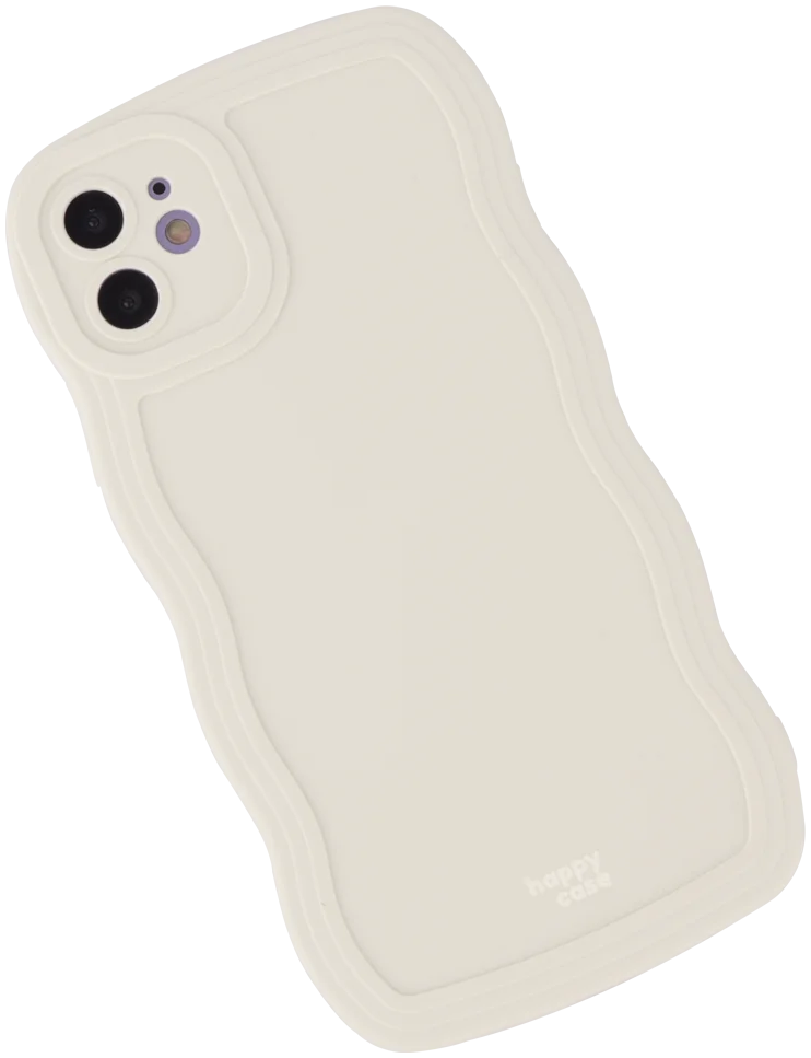 HappyCase Wavy Apple iPhone 11 Hoesje TPU Back Cover Beige afbeelding 12