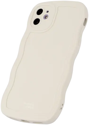HappyCase Wavy Apple iPhone 11 Hoesje TPU Back Cover Beige afbeelding 10