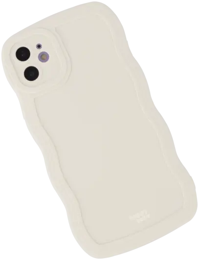 HappyCase Wavy Apple iPhone 11 Hoesje TPU Back Cover Beige afbeelding 12