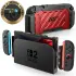 SUPCASE UB Pro Nintendo Switch 2 Hoesje Schokbestendig - Afneembare Joycon Rood afbeelding 2