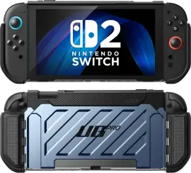 SUPCASE UB Pro Nintendo Switch 2 Hoesje Schokbestendig - Afneembare Joycon Blauw
