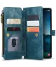 CaseMe C30 Samsung Galaxy S25 Hoesje Pasjeshouder Book Case Blauw