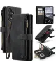 CaseMe C30 Samsung Galaxy S25 Plus Hoesje Pasjeshouder Book Case Zwart