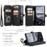 CaseMe C30 Samsung Galaxy S25 Plus Hoesje Pasjeshouder Book Case Zwart afbeelding 3