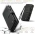 CaseMe C30 Samsung Galaxy S25 Plus Hoesje Pasjeshouder Book Case Zwart afbeelding 4