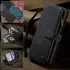 CaseMe C30 Samsung Galaxy S25 Plus Hoesje Pasjeshouder Book Case Zwart afbeelding 9