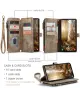 CaseMe C30 Samsung Galaxy S25 Plus Hoesje Pasjeshouder Book Case Bruin