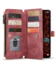 CaseMe C30 Samsung Galaxy S25 Plus Hoesje Pasjeshouder Book Case Rood