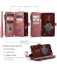 CaseMe C30 Samsung Galaxy S25 Plus Hoesje Pasjeshouder Book Case Rood