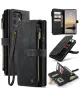 CaseMe C30 Samsung Galaxy S25 Ultra Hoesje Pasjeshouder Book Case Zwart