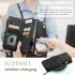 CaseMe C30 Samsung Galaxy S25 Ultra Hoesje Pasjeshouder Book Case Zwart afbeelding 6