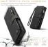CaseMe C30 Samsung Galaxy S25 Ultra Hoesje Pasjeshouder Book Case Zwart afbeelding 4