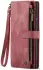 CaseMe C30 Samsung Galaxy S25 Ultra Hoesje Pasjeshouder Book Case Rood afbeelding 2