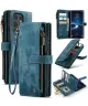 CaseMe C30 Samsung Galaxy S25 Ultra Hoesje Pasjeshouder Book Case Blauw