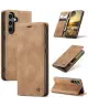 CaseMe 013 Samsung Galaxy S25 Hoesje Book Case met Standaard Bruin