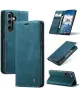 CaseMe 013 Samsung Galaxy S25 Hoesje Book Case met Standaard Blauw