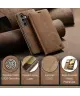 CaseMe 013 Samsung Galaxy S25 Plus Hoesje Book Case met Standaard Bruin