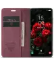 CaseMe 013 Samsung Galaxy S25 Plus Hoesje Book Case met Standaard Rood